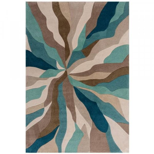Kusový koberec Zest Infinite Splinter Teal 200×290 cm - Koberec - Main image