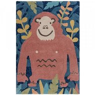 Kusový koberec Zest Kids Jungle Monkey Brown/Multi - Koberec