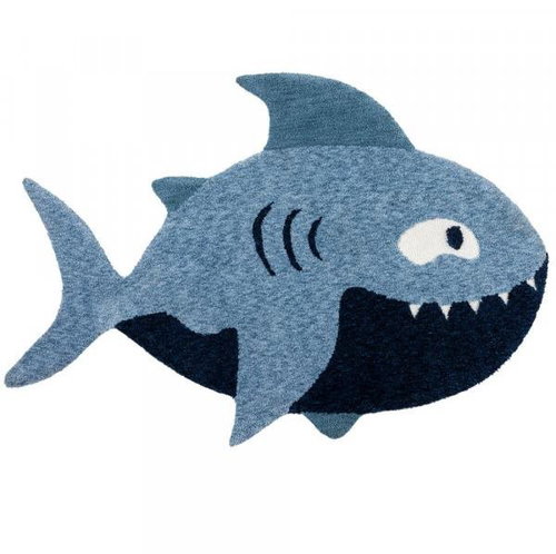 Kusový koberec Zest Kids Shark Blue 90×150 cm - Koberec - Main image