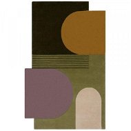 Kusový koberec Abstract Lozenge Green/Multi 120×180 cm - Koberec