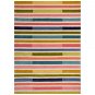 Ručne vyšívaný kusový koberec Illusion Piano Pink/Multi - Koberec