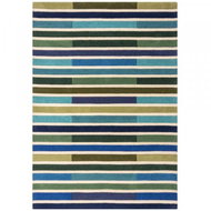 Ručně všívaný kusový koberec Illusion Piano Green/Multi 200×290 cm - Koberec