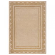 Hand tufted piece rug Lois Scallop Natural 120×170 cm - Carpet