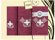 4sleep Gift pack of towels and bath towels Artiborda, colour burgundy 146 - Towel Set