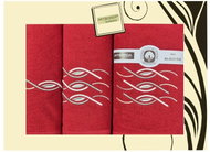 4sleep Gift pack of towels and bath towels Artiborda, colour red 117 - Towel Set