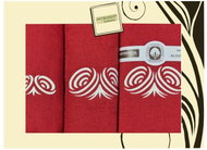 4sleep Gift pack of towels and bath towels Artiborda, colour red 149 - Towel Set