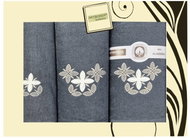 4sleep Gift pack of towels and bath towels Artiborda, colour graphite 79 - Towel Set