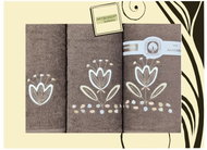 4sleep Gift pack of towels and bath towels Artiborda, colour brown 92 - Towel Set