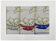 4sleep Set of kitchen cotton towels, 3 pcs, Pierohy - Kitchen Towel