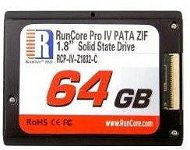 RunCore 1.8" ZIF 64GB IDE SSD - SSD