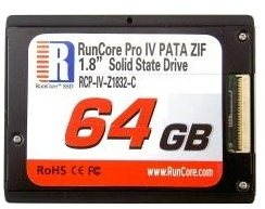 RunCore 1.8" ZIF 64GB IDE - SSD disk - Hlavný obrázok