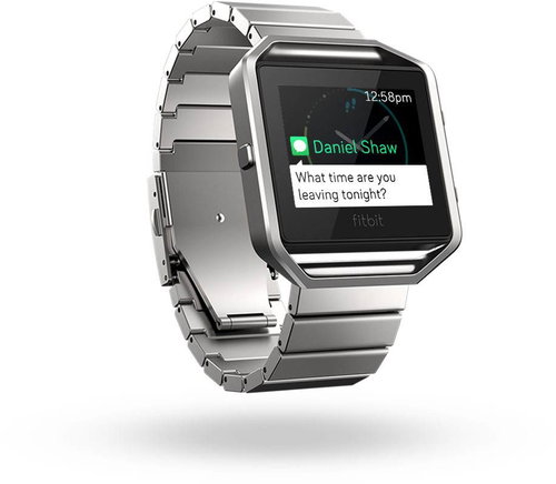 Fitbit Blaze Metal Link Silver - Watch Strap - Main image