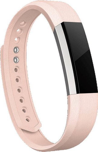 Fitbit Alta Leather Band Blush Pink Large - Watch Strap - Main image