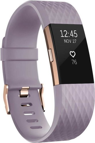 Fitbit Charge 2 Large Lavendel Rose Gold - Fitnesstracker - Hauptbild
