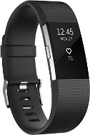 Fitbit Charge 2 Large Black Silver - Fitness náramok