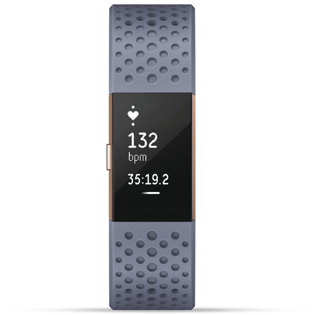 Blue grey discount rose gold fitbit