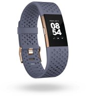 Fitbit Charge 2 Large Blue Grey Rose Gold Sport - Fitness Tracker