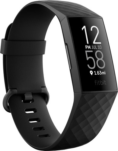 Fitbit Charge 4 (NFC) - Black/Black - Fitness Tracker - Main image
