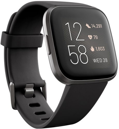 Fitbit Versa 2 (NFC) - Black/Carbon - Chytré hodinky - Hlavní obrázek