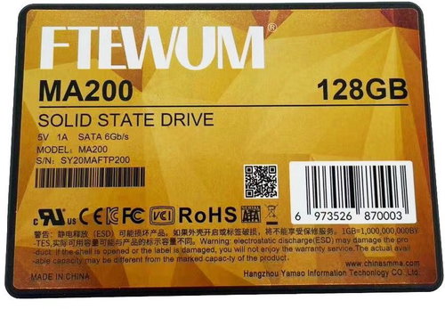 FTEWUM SSD 128GB 2.5 - SSD - Main image