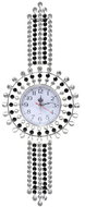 GT K70M2 Designové nástěnné hodiny s krystaly 80 x 30 cm - Wall Clock