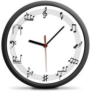 Froster Hudební hodiny 30 cm - Wall Clock