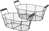 Boltze Dekoratívny drôtený košík Sunam Set 2 ks - Truhla