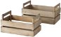 Boltze Dekorativní dřevěný box Kolding Set 2 ks - Úložný box