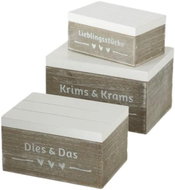Boltze Dekorativní box Carola Set 3 ks - Chest