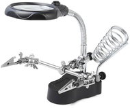 Verk 09049 Magnifier holder with third hand with LED light - Magnifying Glass