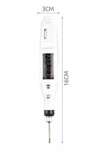 Beautylushhh 8945 Nail grinder with attachments white XL - Nail Grinder - Main image