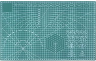 Verk 11353 Oboustranná A3, 45 × 30 cm, zelená - Cutting Mat