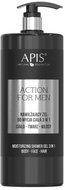 Apis Action for Men - Moisturising Shower Gel 3in1 1L - Shower Gel