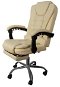 Kancelářská židle Malatec 16225 EKO kůže krémová - Kancelářská židle