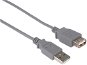 PremiumCord USB 2.0 predlžovací 0,5 m sivý - Dátový kábel