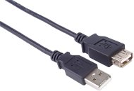 Adatkábel PremiumCord USB 2.0 0,5m, fekete, hosszabbító - Datový kabel