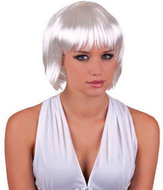 FUNNY FASHION White wig - Wig