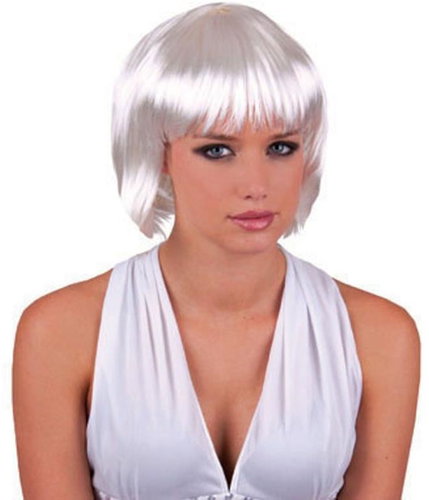 FUNNY FASHION White wig - Wig - Main image