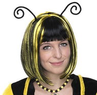 FUNNY FASHION Bee wig with antennae - Wig