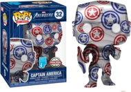 Funko POP! Artist Series Marvel Captain America with Pop Protector (32) - Figure