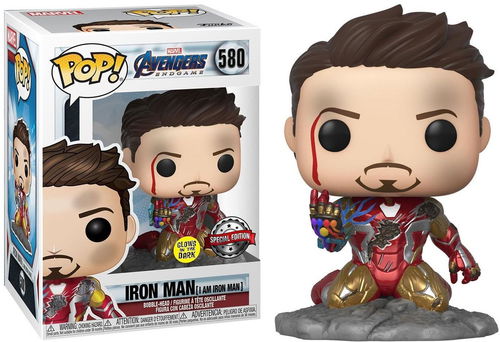 Funko Pop! Avengers Endgame Iron Man I Am Iron Man Glows in the Dark 580 - Figurka - Hlavní obrázek