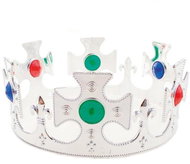 Funny Fashion Crown King Silver - Costume Accessory