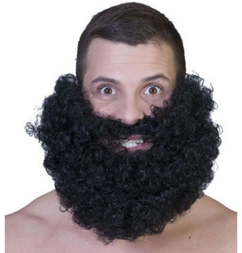 Funny Fashion Black Beard - Costume Accessory - Main image