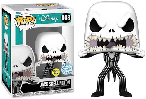 Funko Pop! Disney Nightmare Before Christmas Jack Skellington Glows 808 - Figure - Main image