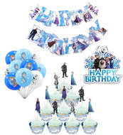 FunCo Big Frozen Birthday Set 51 pcs - Party Accessories