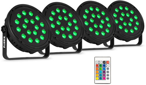 Fuzzix Comet M16 Party Par Set - LED PAR Spotlight - Main image
