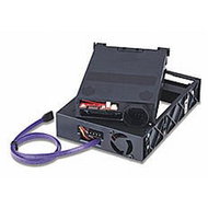 Výměnný rámeček + šuplík černý s větr. VPP-2010LSF, SATA300 - -