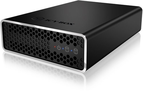 ICY BOX IB-RD2253-U31, Black - Hard Drive Enclosure - Main image