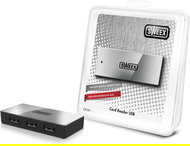 Sweex US181 Silver - USB Hub