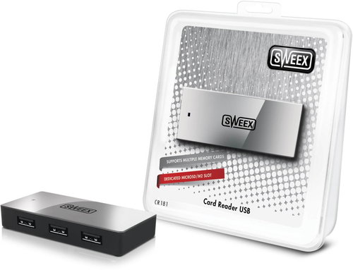 Sweex US181 Silver - USB Hub - Main image